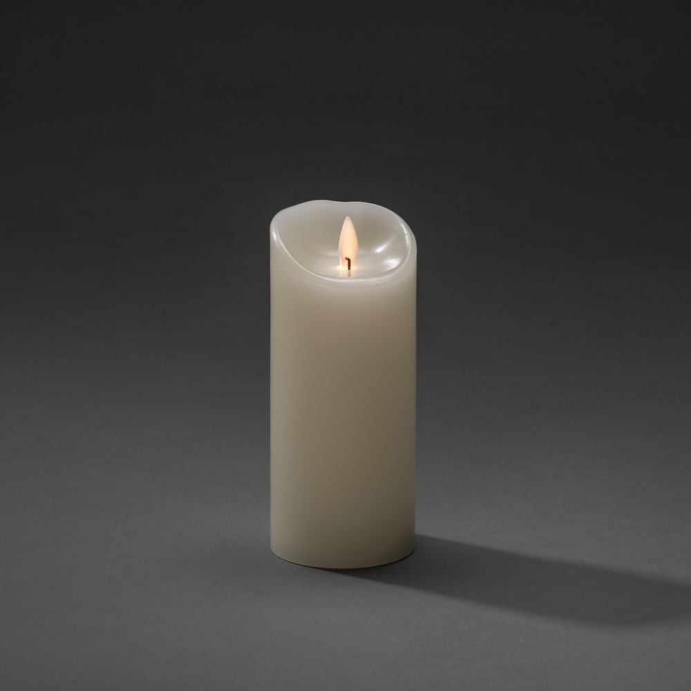 x6 Delux Wax Candles Ivory White