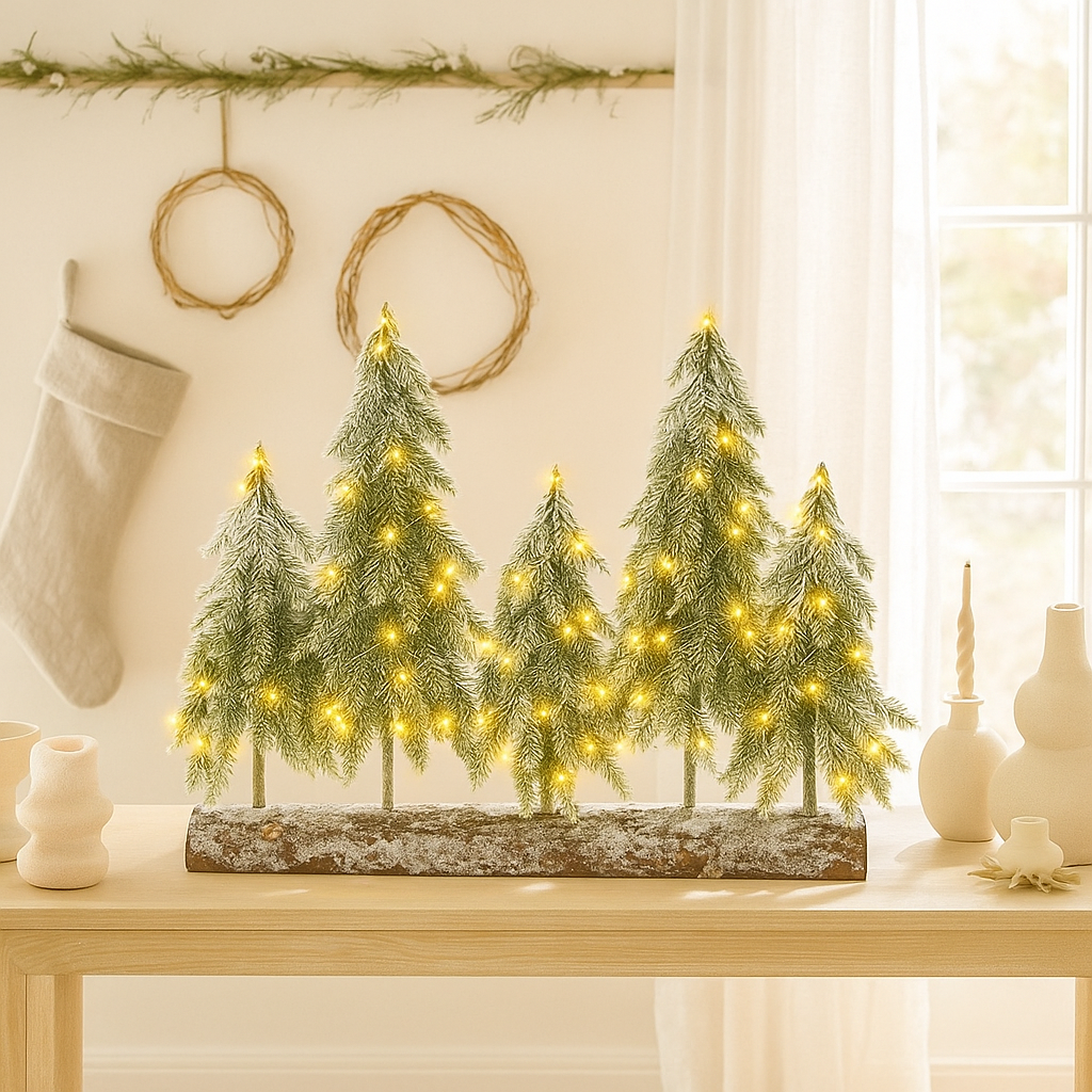 x2 LED Christmas Tree Forest