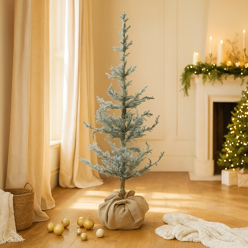 Snowy Hessian Fir Tree