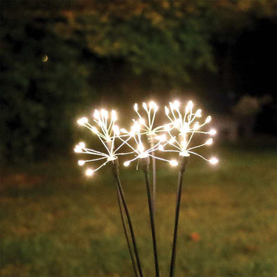 x16 Solar Starburst Cluster Stake Lights
