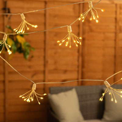 x96 Outdoor Starburst Garland Lights