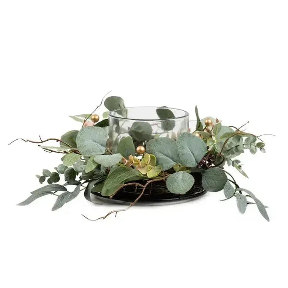 x2 Eucalyptus Candle Holder