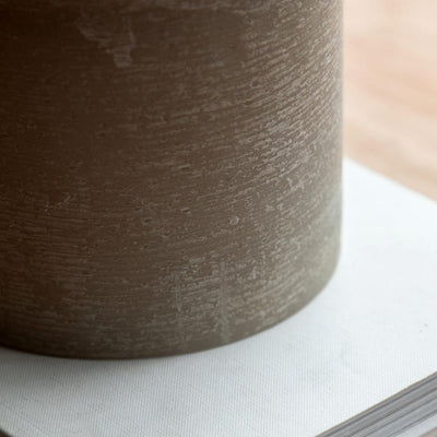 x3 3 Wick LED Candle Warm Grey