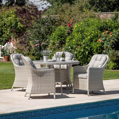 Holton 4 Seater Round Dining Set