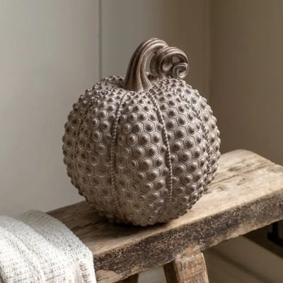 Resin Pumpkin Natural