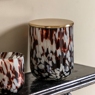 Peony and Musk Confetti Candle Brown Large