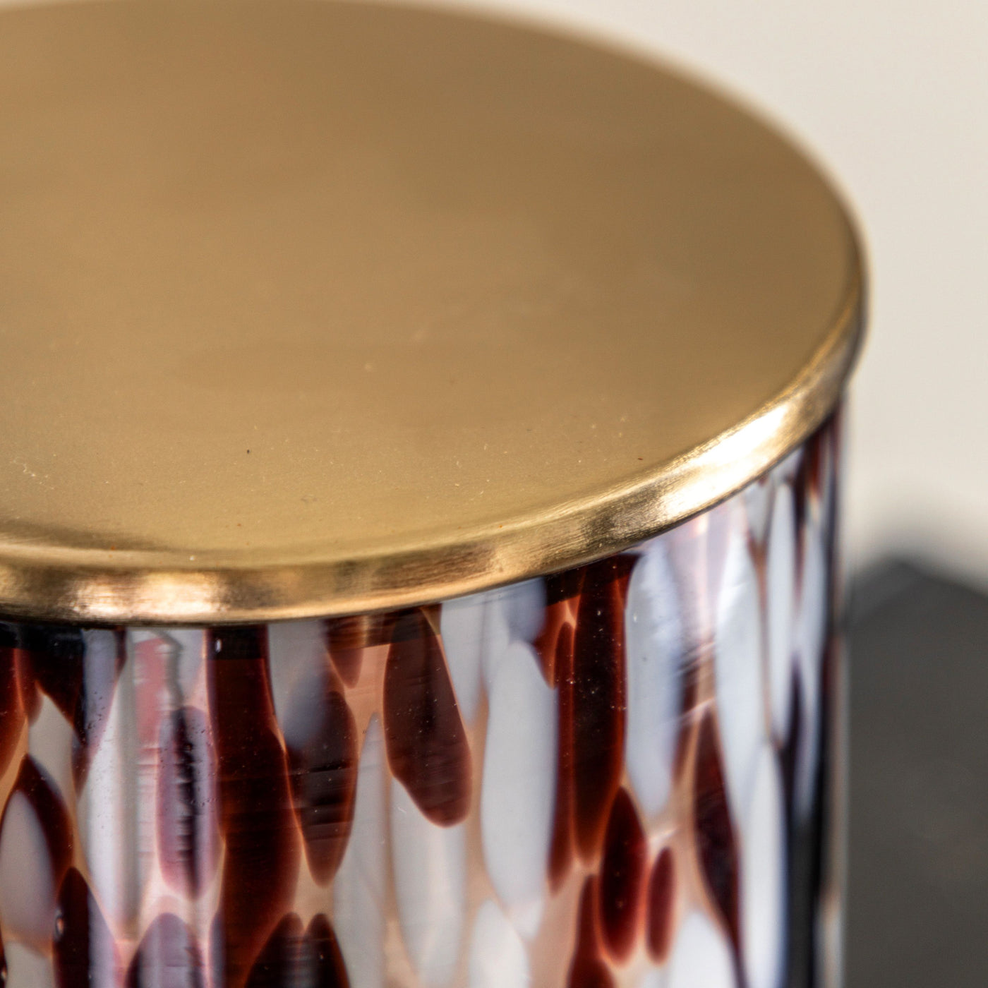 Peony and Musk Confetti Candle Brown Large