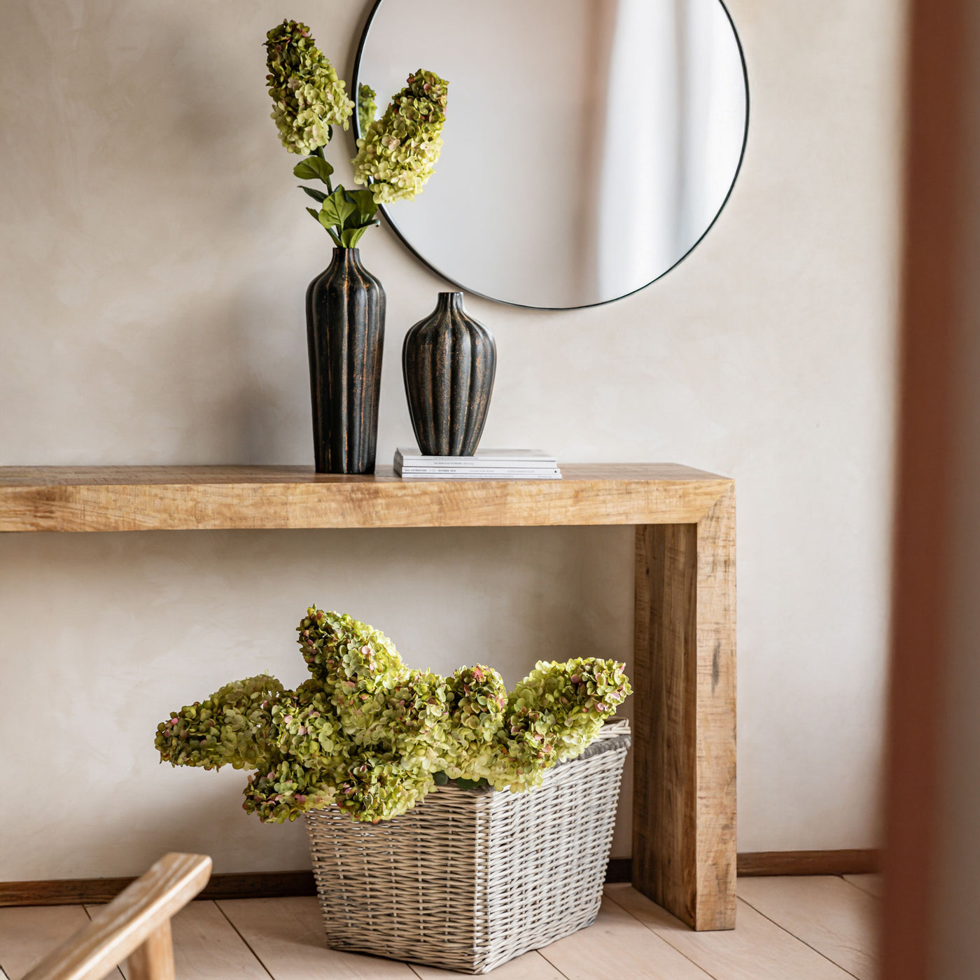Vintage Hydrandea Bunch White