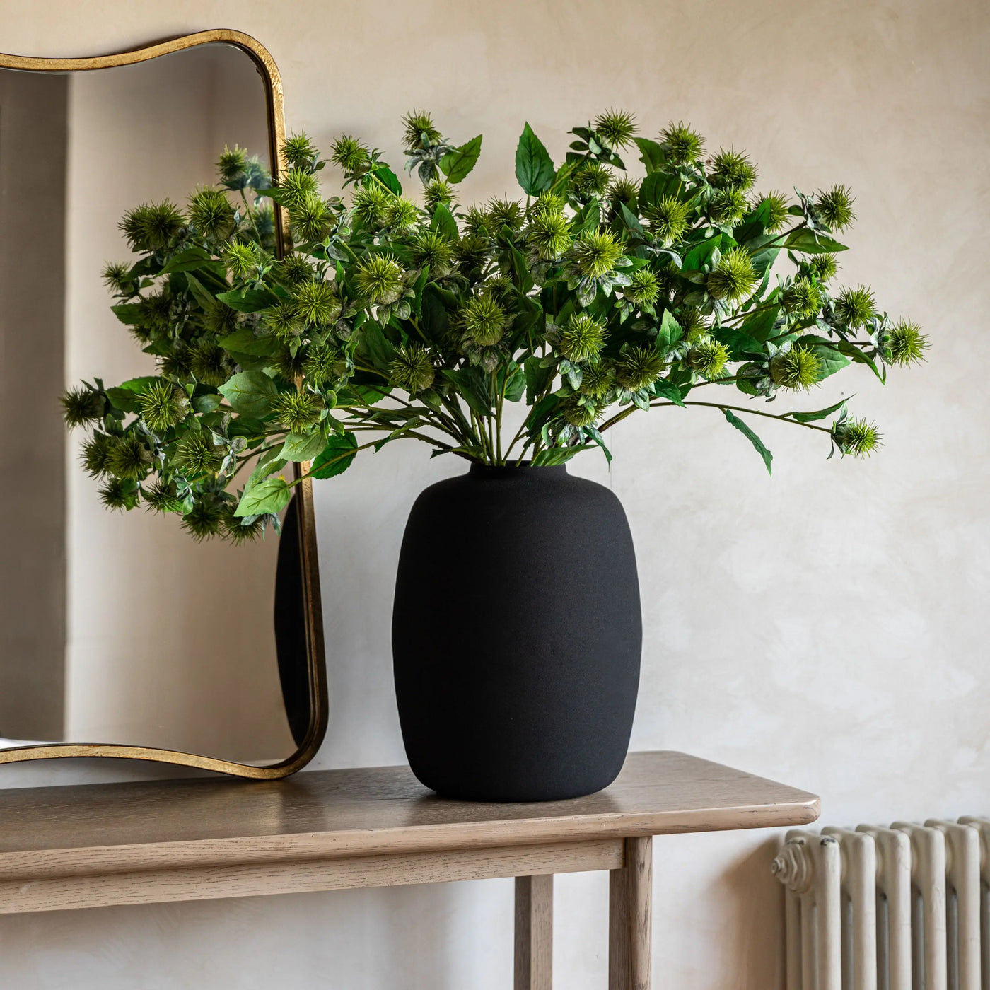 Faux Stem Thistle Green