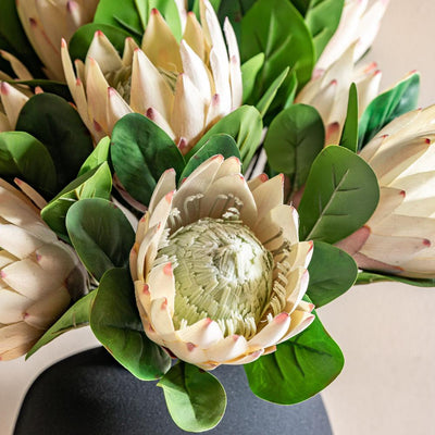 Faux Bunch Statement Tropical Ivory