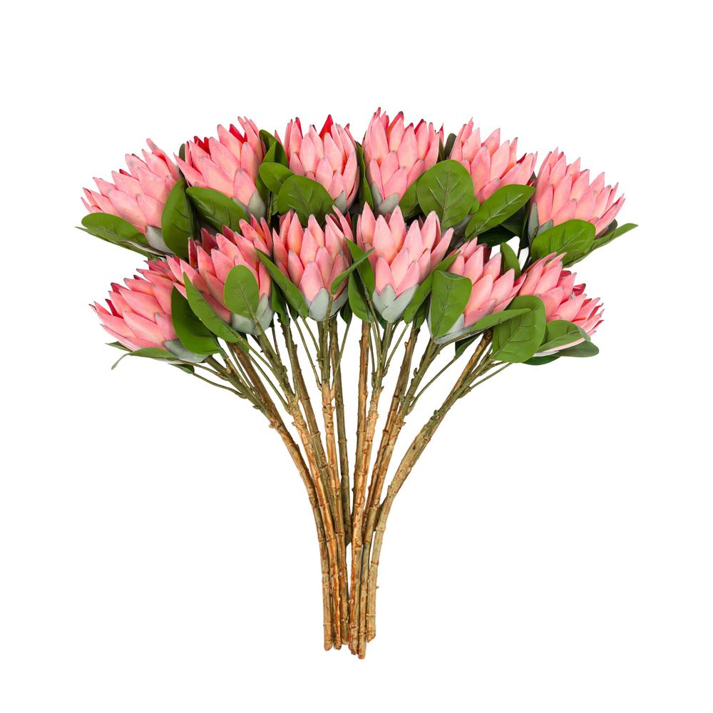 Faux Bunch Statement Tropical Apricot