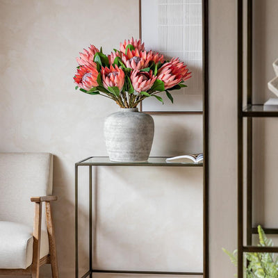 Faux Bunch Statement Tropical Apricot
