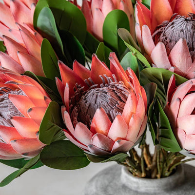 Faux Bunch Statement Tropical Apricot