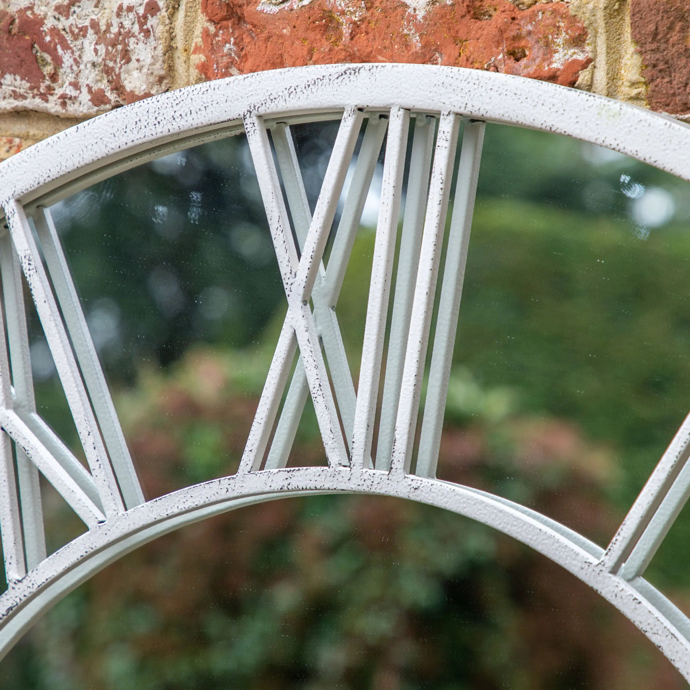 Longfield Outdoor Round Mirror White