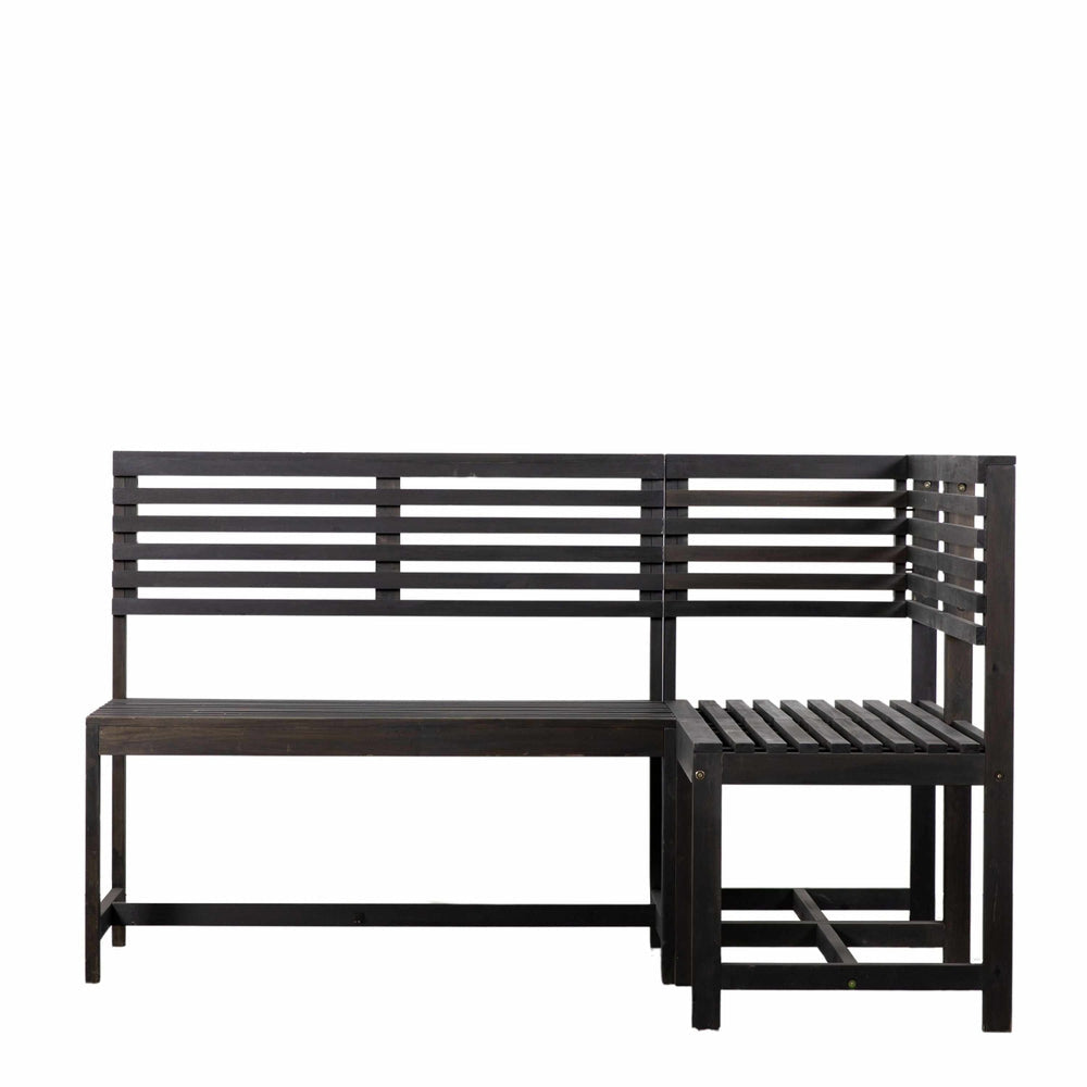 Volos Balcony Modular Bench Charcoal