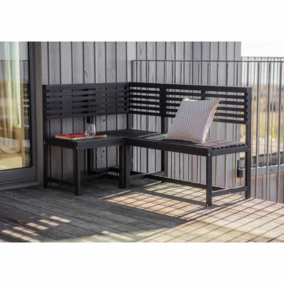 Volos Balcony Modular Bench Charcoal
