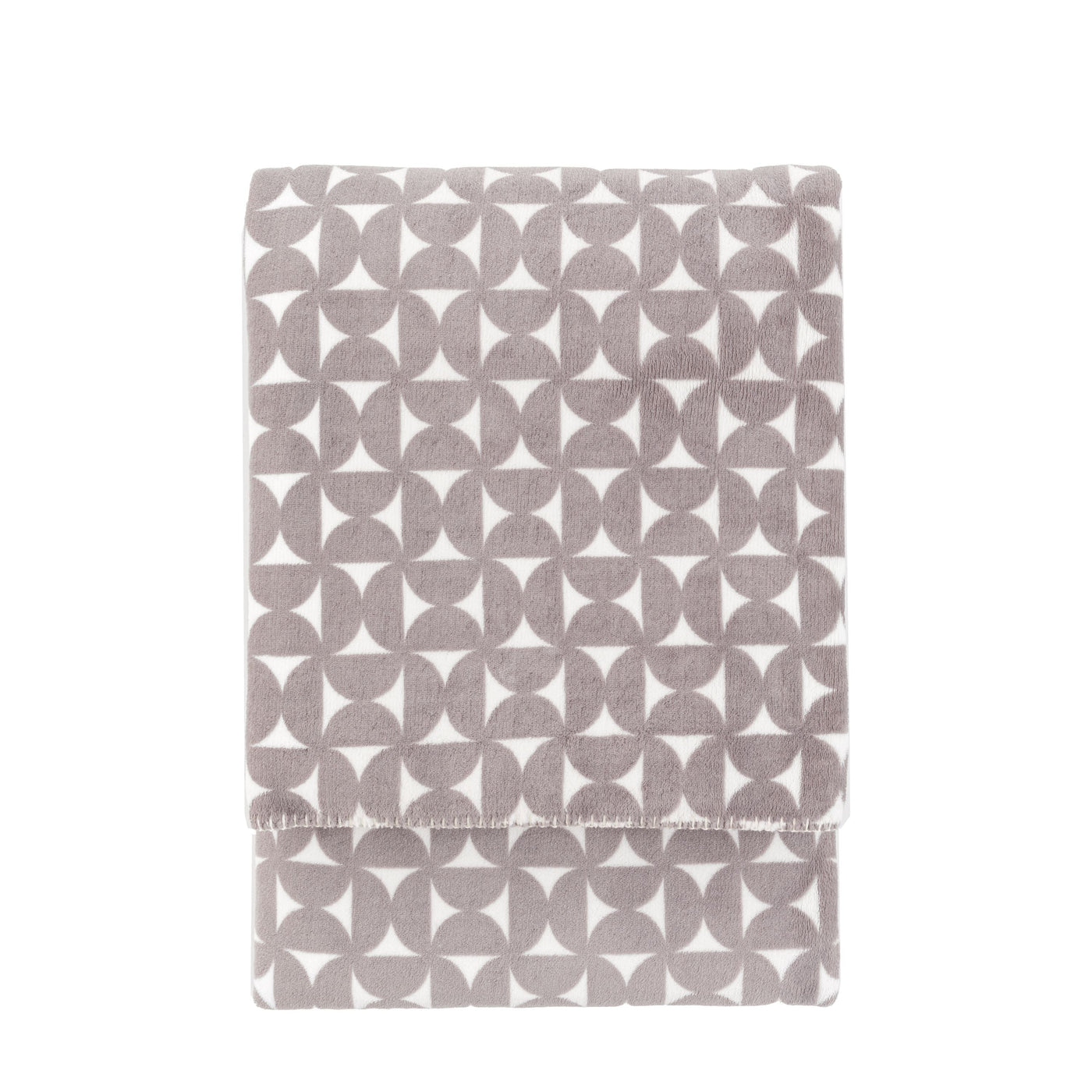 Modern Flannel Throw Grey