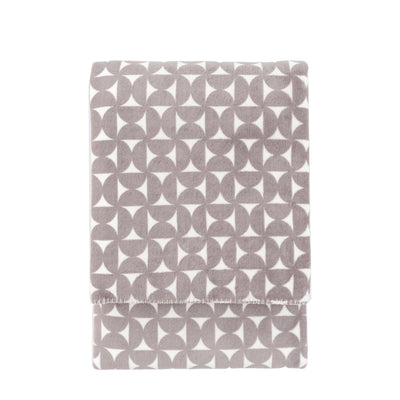 Modern Flannel Throw Grey