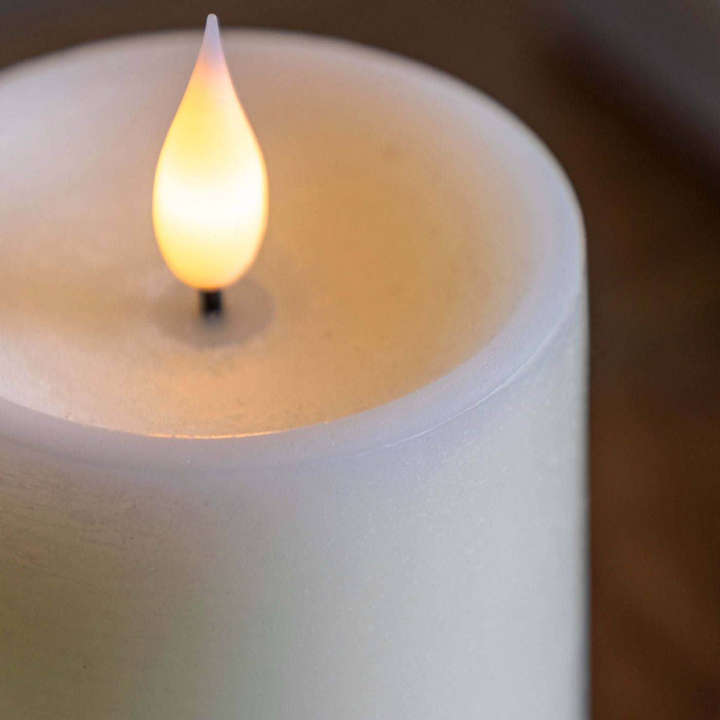 x3 LED Candles Ivory