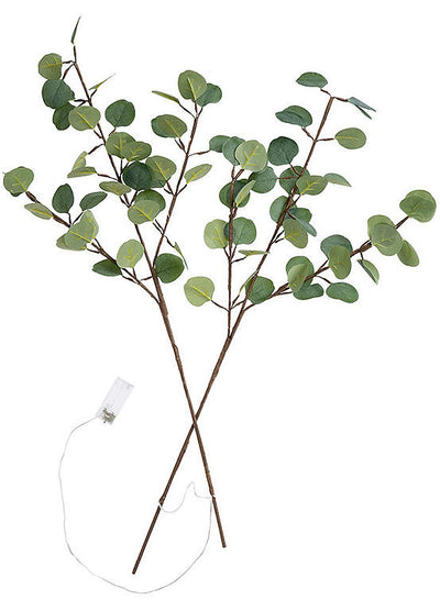 4x Eucalyptus Branch With Lights