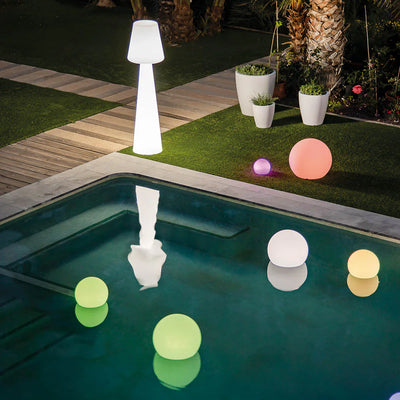8x Floating Solar Sphere Lights