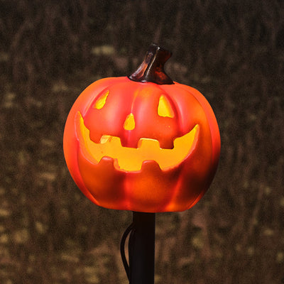 x4 Halloween Pumpkin Stake Lights