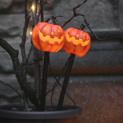x4 Halloween Pumpkin Stake Lights