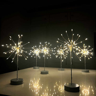 x6 Starburst Silver x12 Tealights x12 Mixed Pumpkin Lights
