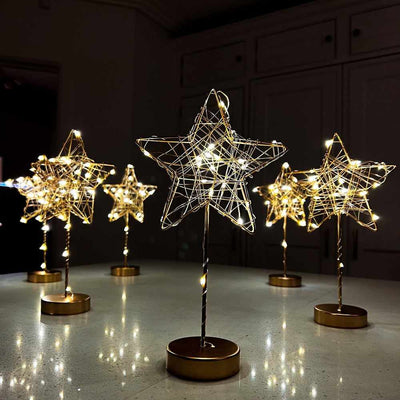 x6 Table Star Lights x6 Tealights