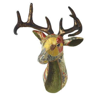 Patterned Stag Head
