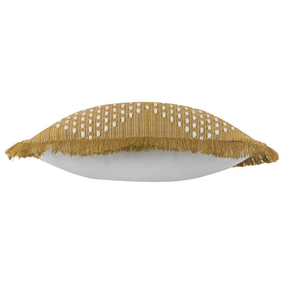 Kadie Outdoor Woven Pillow Gold