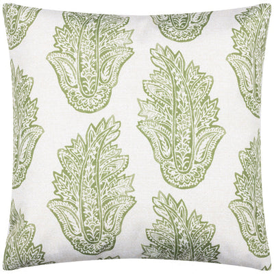 Kalindi Paisley Outdoor Pillow Olive