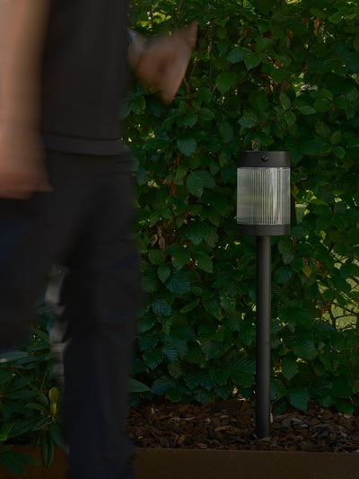 x4 Coupar Solar Garden Light Black