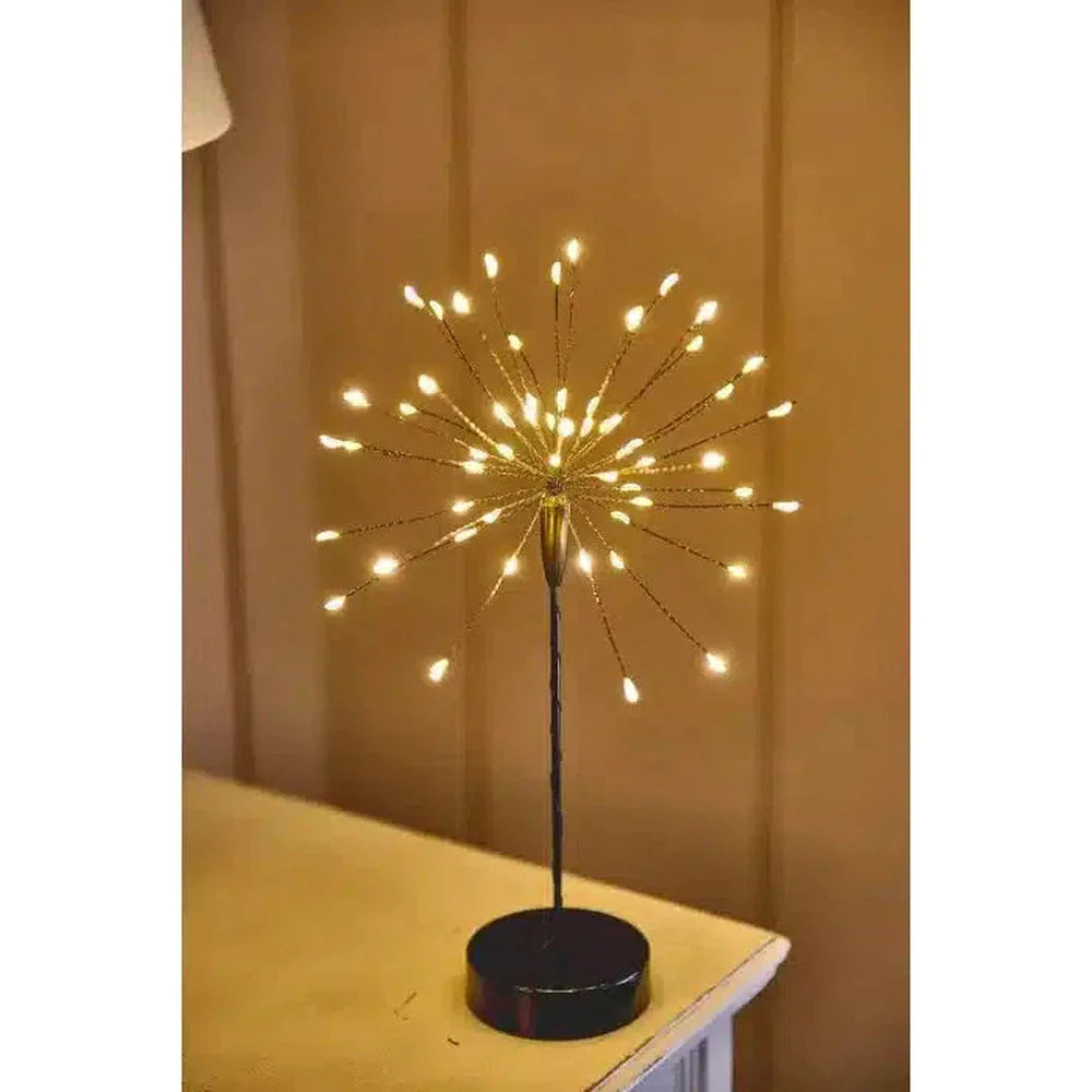 x12 Mini Table Starburst Lights Black