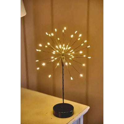 x12 Mini Table Starburst Lights Black