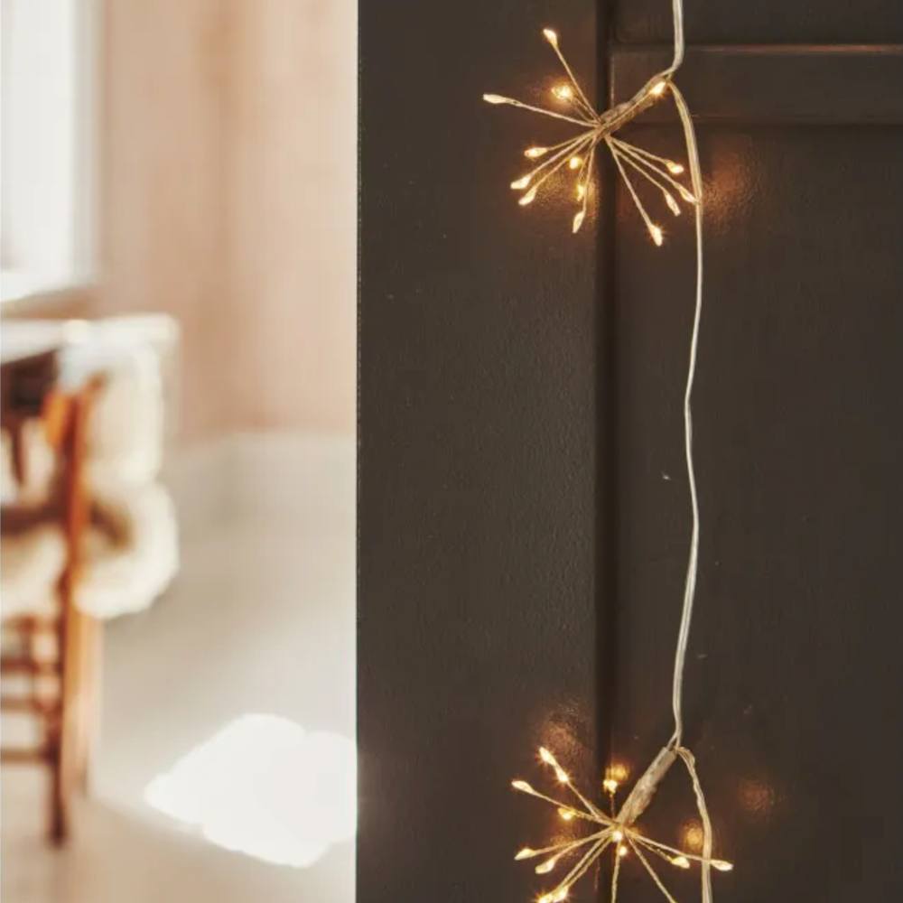 X12 Outdoor Starburst Garland Lights