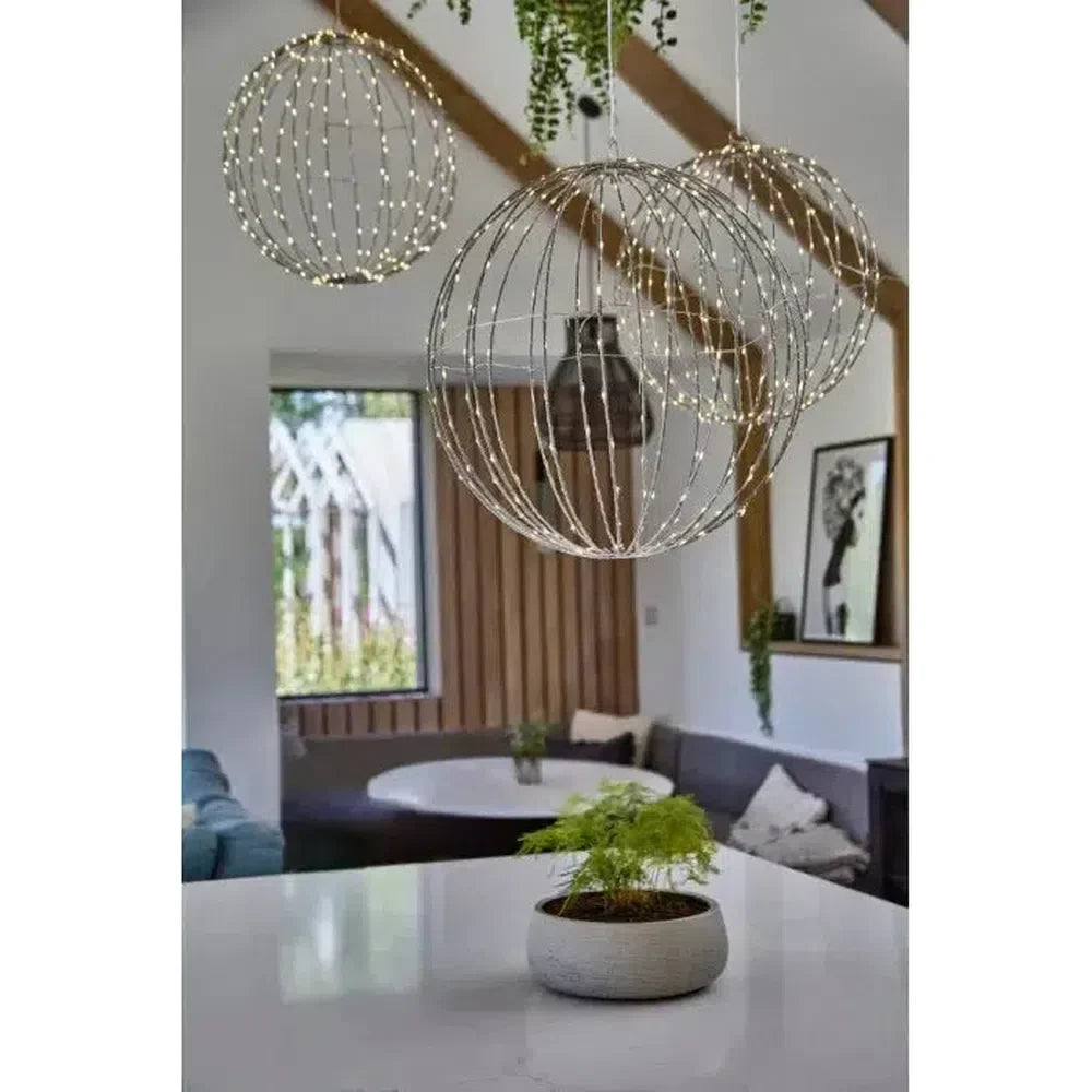 x3 Sphere Light Silver