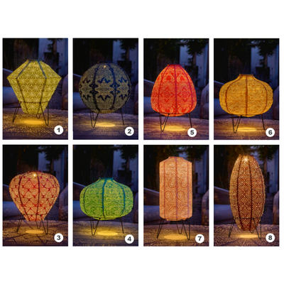 8x Solar Lantern & 12x Dandelion Pack