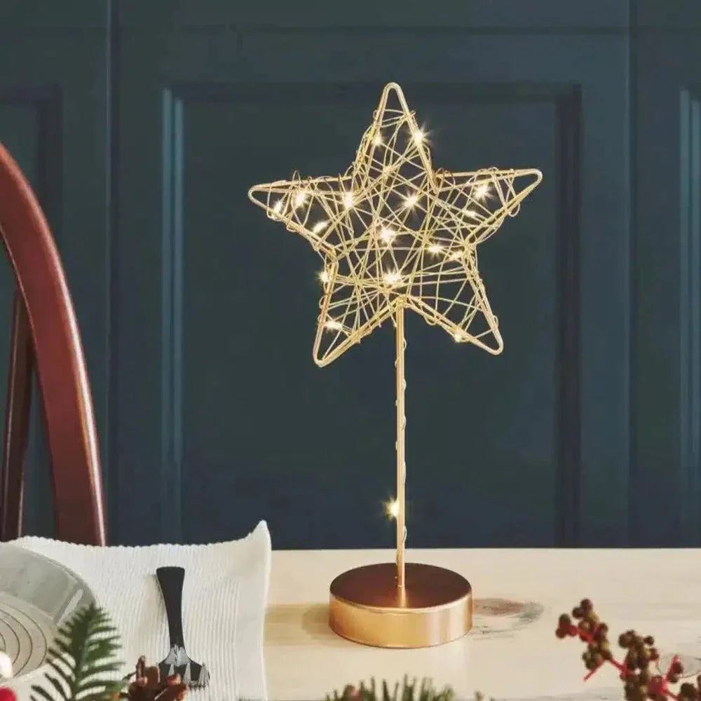 x12 Table Star Lights Gold