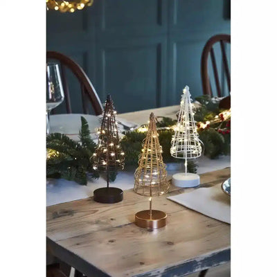 x12 Table Tree Lights White