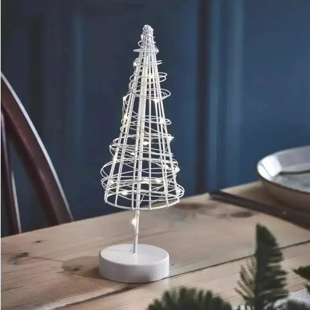 x12 Table Tree Lights White