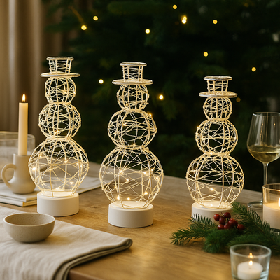 x6 Table Snowman White