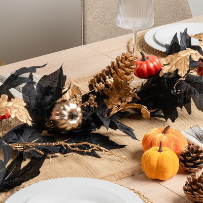 Premium Garland Black Gold