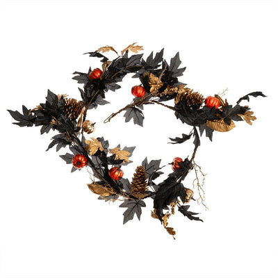 Premium Garland Black Gold