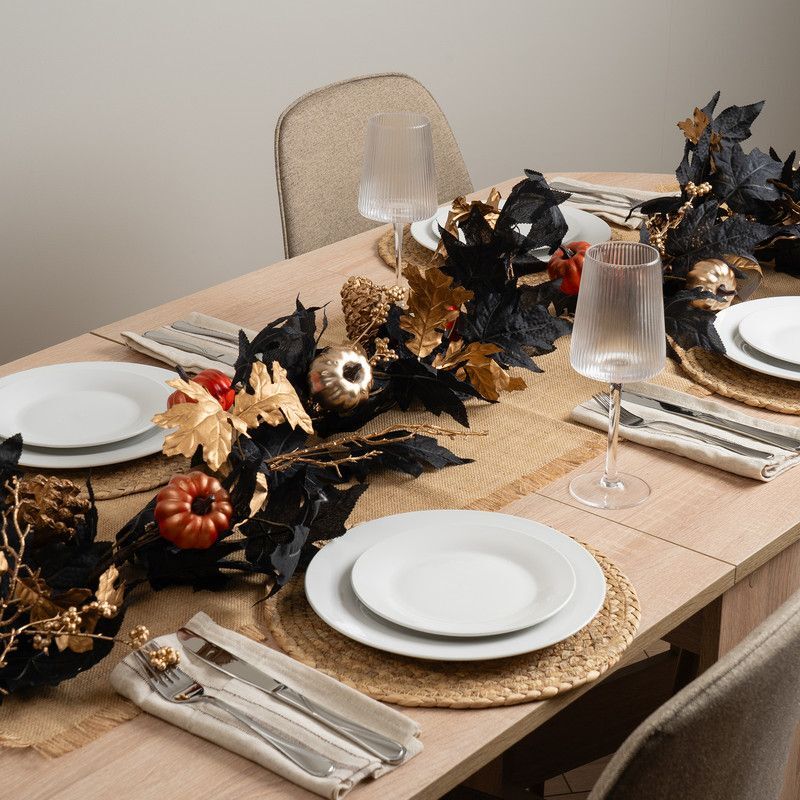 Premium Garland Black Gold