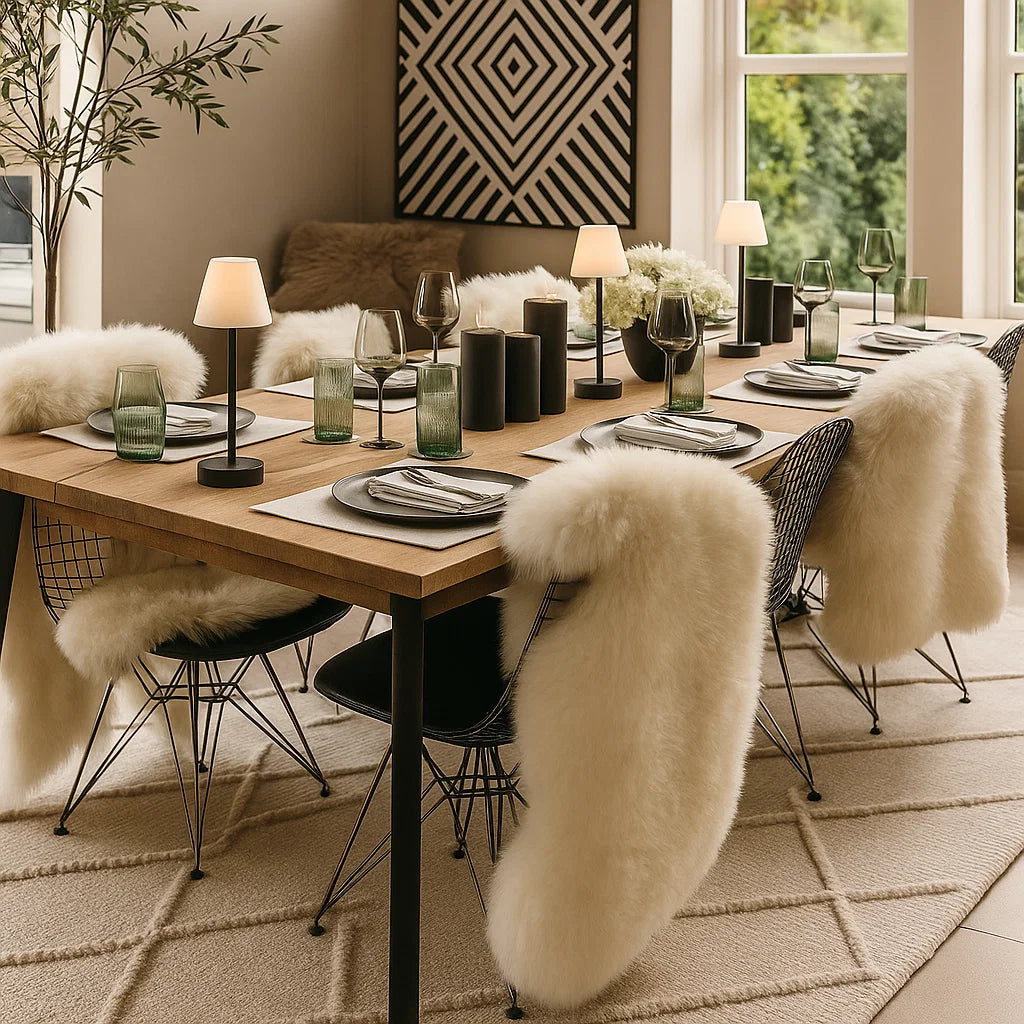 x4 Ivory Sheepskin Rug Pack