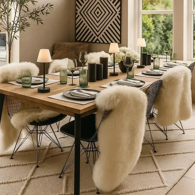 x4 Ivory Sheepskin Rugs