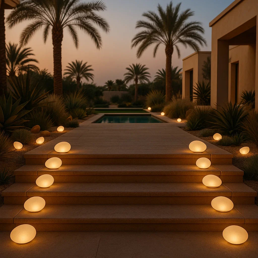 x24 Solar Glass Pebbles