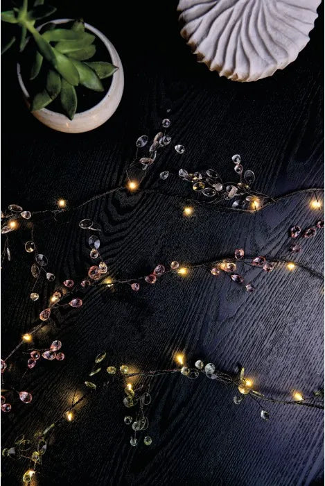 Clear Crystal Blossom Green