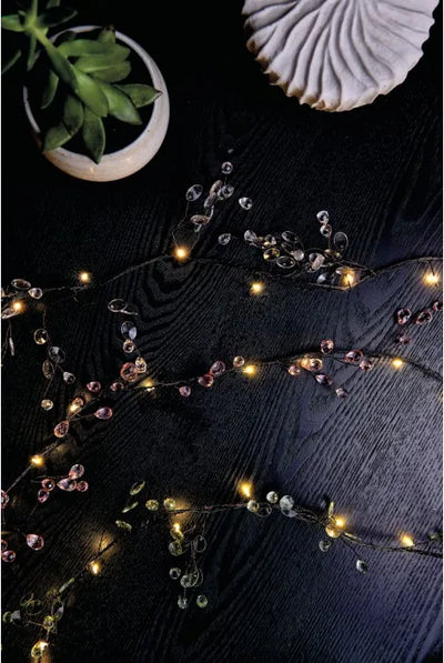 Clear Crystal Blossom Green